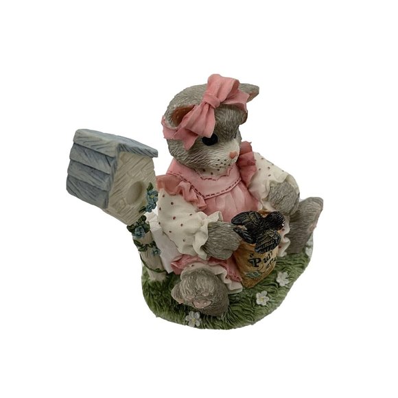 Calico‎ Kittens Youre My Feathered Friend Forever Figurine 203971 3" - Picture 3 of 9